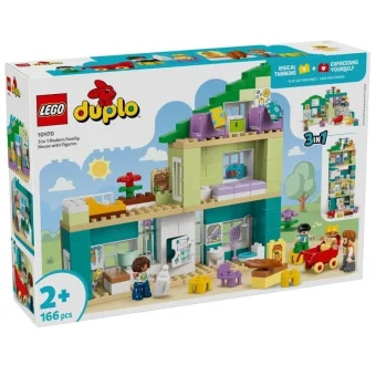 LEGO Duplo 3 in 1 Modern Family House with Figures για 2+ ετών Ετών 166τμχ 10470