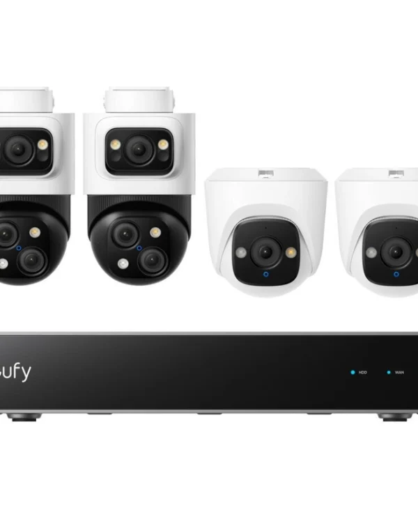 Eufy Σύστημα Παρακολούθησης E8E00325 4 Ασύρματων Καμερών IP 8MP με Σκληρό Δίσκο 2TB