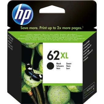 HP 62XL Γνήσιο Μελάνι Εκτυπωτή InkJet Μαύρο (C2P05AE) C2P05AE#UUQ
