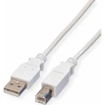 Roline USB 2.0 Cable USB-A male - USB-B male Λευκό 1.8m (11.99.8819-100)