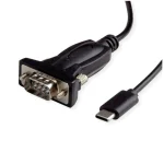 Προσαρμογέας Av Value Value Καλώδιο Μετατροπέα Usb Serial Τύπος C Rs232 Μαύρο 1,8 Μ 12.99.1162
