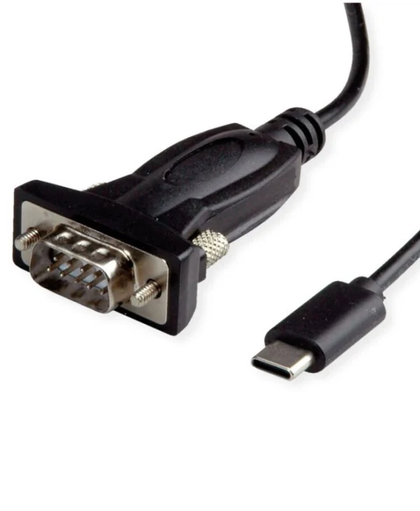 Προσαρμογέας Av Value Value Καλώδιο Μετατροπέα Usb Serial Τύπος C Rs232 Μαύρο 1,8 Μ 12.99.1162