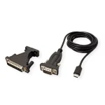 Προσαρμογέας Av Value Value Καλώδιο Μετατροπέα Usb Serial Τύπος C Rs232 Μαύρο 1,8 Μ 12.99.1162 - Image 3