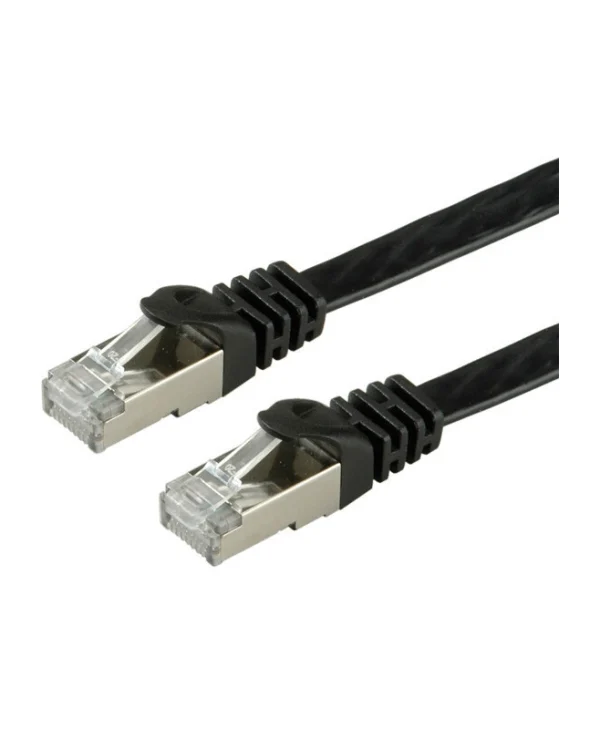 Value U/UTP Cat.6a Καλώδιο Δικτύου Ethernet 0.5m Μαύρο 1τμχ 21.99.0830