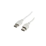 Roline USB 2.0 Cable USB-A male - USB-A female 0.8m (11.99.8946)