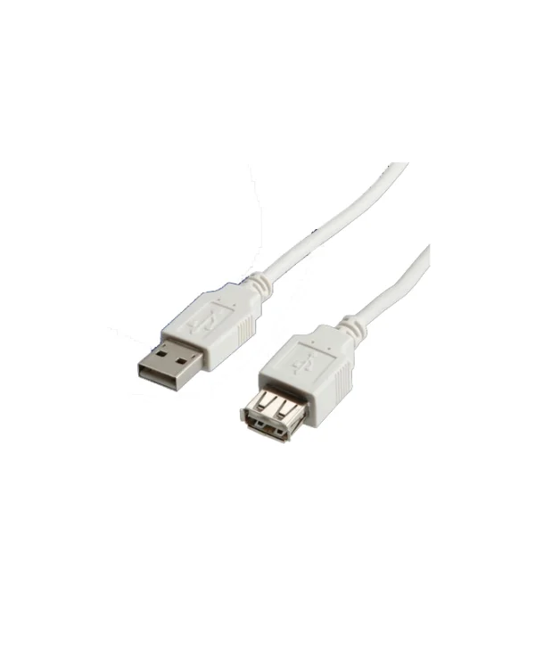 Roline USB 2.0 Cable USB-A male - USB-A female 0.8m (11.99.8946)