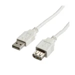 Roline USB 2.0 Cable USB-A male - USB-A female 0.8m (11.99.8946) - Image 3