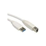 Value Regular USB 2.0 to micro USB Cable Λευκό 3m 11.99.8871 1τμχ - Image 2