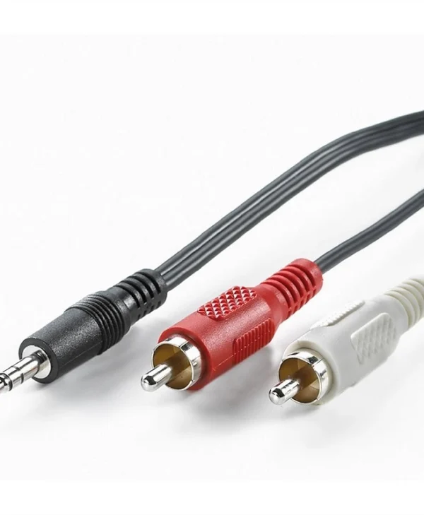 Roline Καλώδιο 3.5mm male - RCA male Μαύρο 1.5m (11.99.4341)