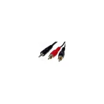Roline Καλώδιο 3.5mm male - RCA male Μαύρο 1.5m (11.99.4341) - Image 2