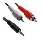 Roline Audio Cable 3.5mm male - 2x RCA male 5m (11.99.4345) - Image 2