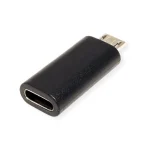 Roline Adapter 12.99.3192 From Usb Micro B M To Usb Type-c F Black