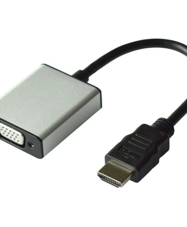 Προσαρμογέας Av Value Hdmi D-sub Vga + Jack 3.5mm Ασημί 12.99.3119