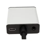 Προσαρμογέας Av Value Hdmi D-sub Vga + Jack 3.5mm Ασημί 12.99.3119 - Image 2