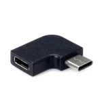 Value Adapter 12.99.2996 Usb C M To Usb C F Angled Black - Image 2