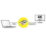 Προσαρμογέας Av Roline Roline Προσαρμογέας Οθόνης Usb Τύπου C Dp M F 0,13 M 12.03.3240 - Image 4
