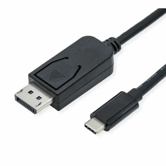 Προσαρμογέας Av Roline Προσαρμογέας Roline Usb Τύπου C Displayport V1.4 M M 3 M 11.04.5837