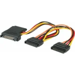 Roline 15-Pin Sata - 15-Pin Sata Cable 0.15m Πολύχρωμο 11.03.1041