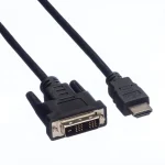 Value Cable DVI-D male - HDMI male 1.5m Μαύρο (11.99.5516) - Image 3