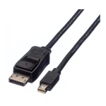 Value Cable DisplayPort male - mini DisplayPort male 1.5m Μαύρο (11.99.5638) - Image 2