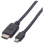 Value Cable mini DisplayPort male - HDMI male 2m 11.99.5791 - Image 2