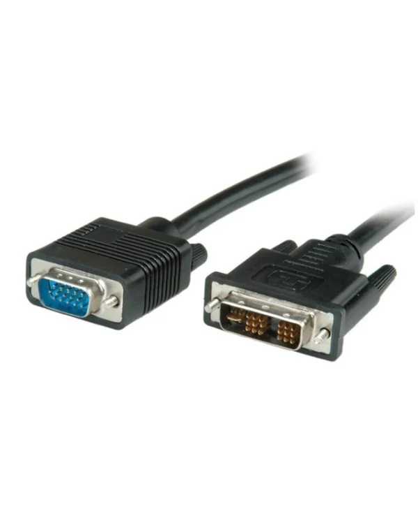 Roline Cable Dvi M To Vga M 3m Black 11.99.5430