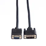 Roline Cable Dvi M To Vga M 3m Black 11.99.5430 - Image 3