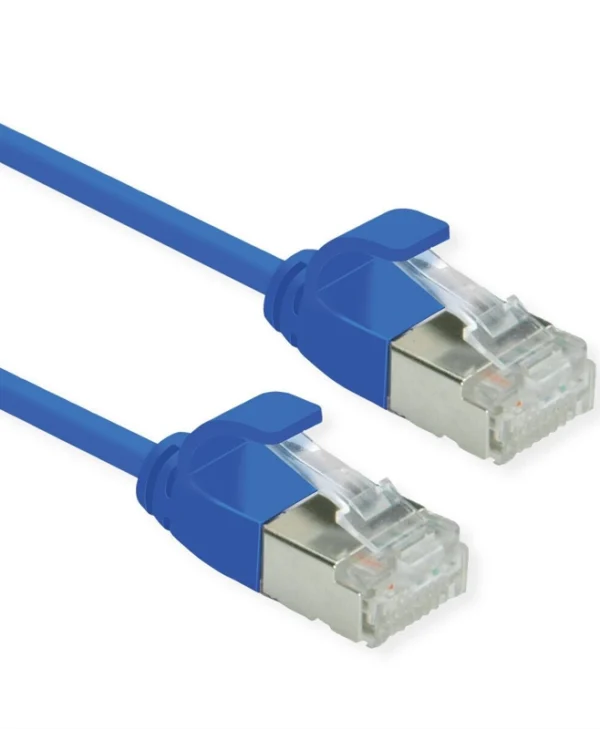 Roline F/UTP Cat.6a Καλώδιο Δικτύου Ethernet 2m Μπλε 1τμχ 21.15.3345