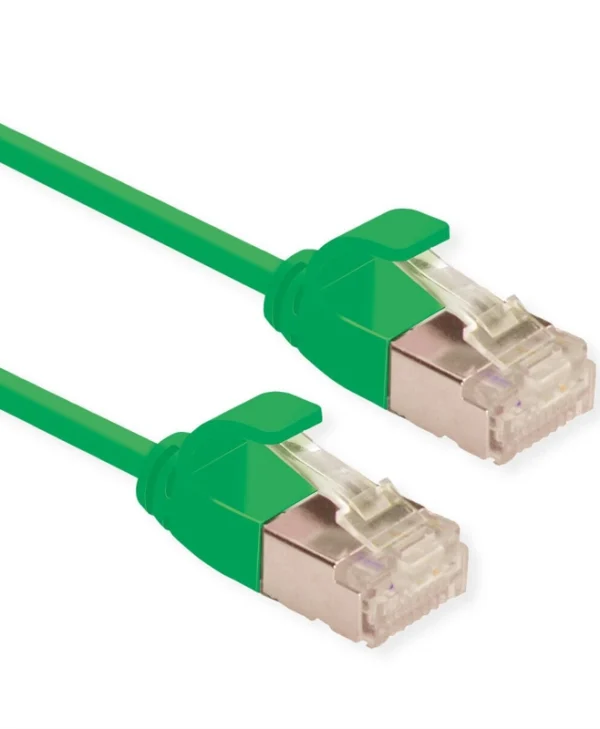 Roline F/UTP Cat.6a Καλώδιο Δικτύου Ethernet 5m Πράσινο 1τμχ 21.15.3337