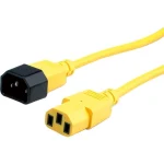 Value IEC C14 / IEC C13 - IEC C14 / IEC C13 / IEC 320 Cable 3m Κίτρινο 19.08.1532