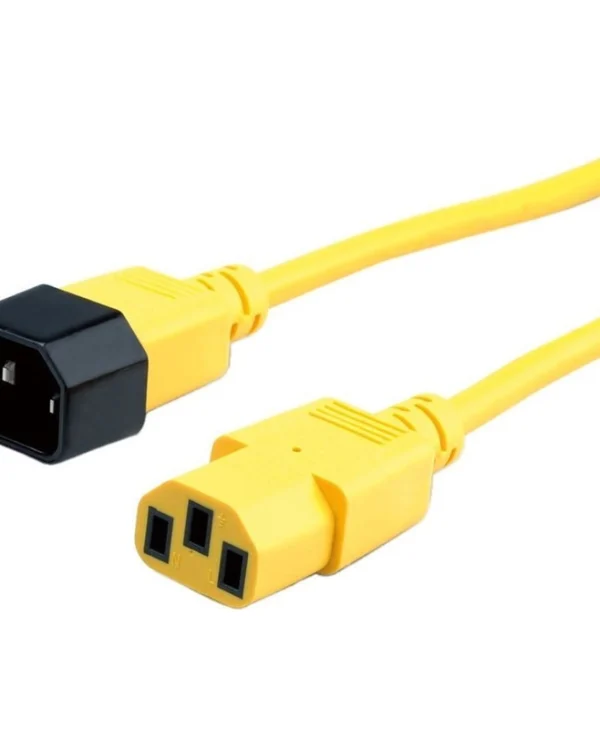 Value IEC C14 / IEC C13 - IEC C14 / IEC C13 / IEC 320 Cable 3m Κίτρινο 19.08.1532