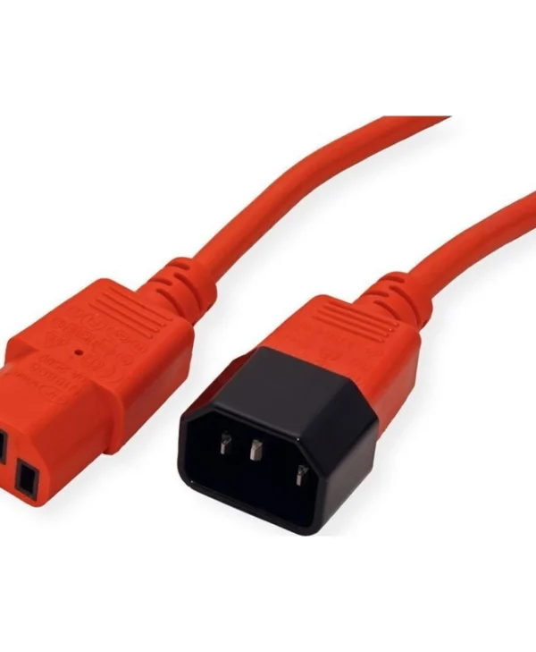Value IEC C14 / IEC C13 - IEC C14 / IEC C13 / IEC 320 Cable 3m Κόκκινο 19.08.1531