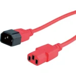 Value IEC C14 / IEC C13 - IEC C14 / IEC C13 / IEC 320 Cable 3m Κόκκινο 19.08.1531 - Image 2