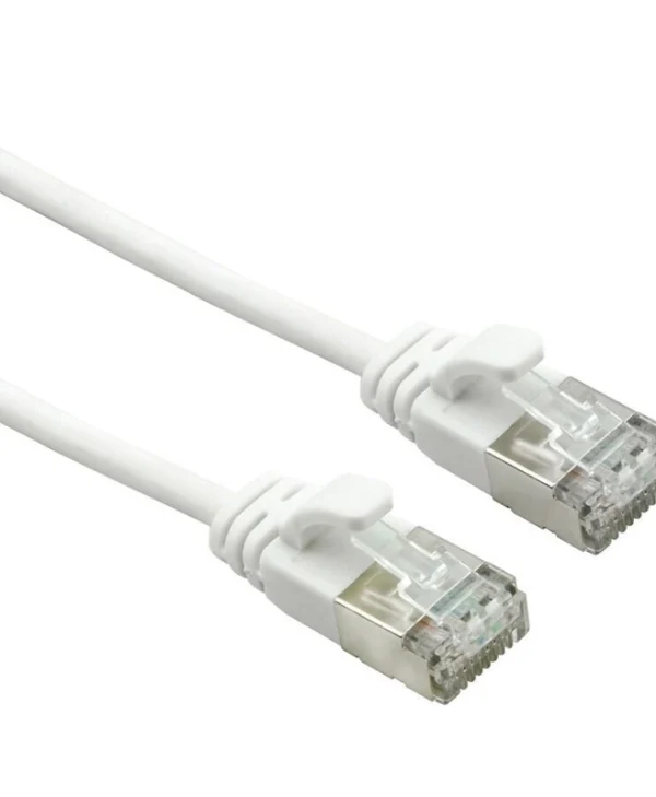 Roline U/FTP (STP) Cat.7 Καλώδιο Δικτύου Ethernet 1m Λευκό 1τμχ 21.15.1711