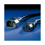 Roline Power Cable IEC C14 - IEC C13 Cable 0.5m Μαύρο 19.08.1505 - Image 3