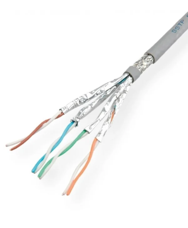 Roline S/FTP Cat.7 Καλώδιο Δικτύου Ethernet 300m Γκρι 1τμχ 21.15.0004