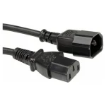 Roline IEC C14 - IEC C13 Cable 1.8m Μαύρο 19.08.1515
