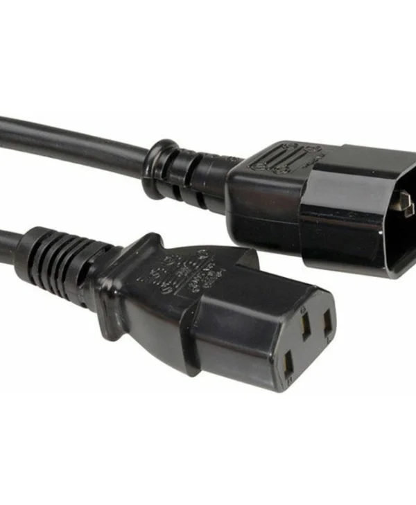 Roline IEC C14 - IEC C13 Cable 1.8m Μαύρο 19.08.1515