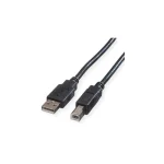 Καλώδιο Usb Roline Roline Green Usb 2.0 Καλώδιο Τύπος A-b Μαύρο 1,8 Μ 11.44.8818 - Image 2