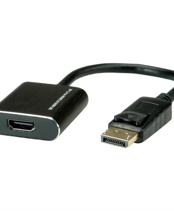 Roline Προσαρμογέας Μετατροπέας DisplayPort male σε DisplayPort / HDMI female 1τμχ 12.03.3164