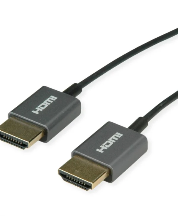 Roline Hdmi Cable Ultra Hd 8k60hz Ultra Slim Black 1.5m Roline 11.04.5937