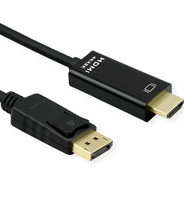 Roline Cable DisplayPort male - HDMI male 2m Μαύρο 11.04.5996