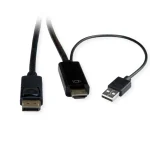 Roline Cable DisplayPort male - HDMI male 1m Μαύρο 11.04.5991 - Image 2