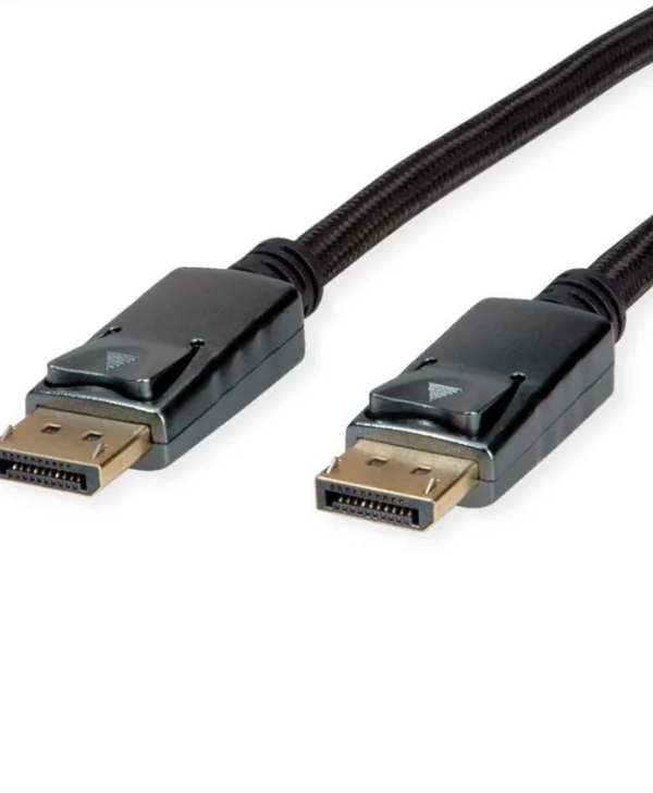Cable Roline 11.04.5867 From Displayport M To Displayport M 2m Black 8k@60hz