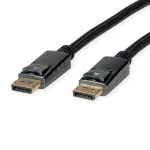 Roline Cable 11.04.5866 Displayport M To Displayport M 1m Black 8k@60hz