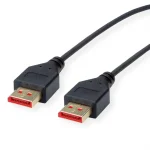 Roline Cable DisplayPort male - DisplayPort male 1m Μαύρο 11.04.5960