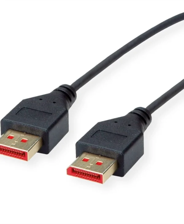 Roline Cable DisplayPort male - DisplayPort male 1m Μαύρο 11.04.5960