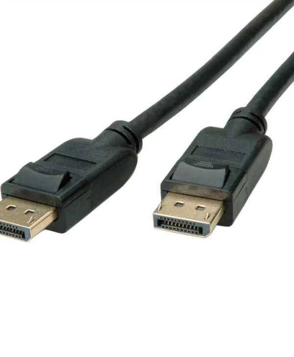 Roline Cable DisplayPort male - DisplayPort male 1.5m Μαύρο (11.04.5798)