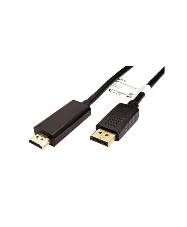 Roline Cable DisplayPort male - HDMI female 3m Μαύρο (11.04.5787)