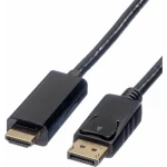 Roline Cable DisplayPort male - HDMI female 3m Μαύρο (11.04.5787) - Image 2